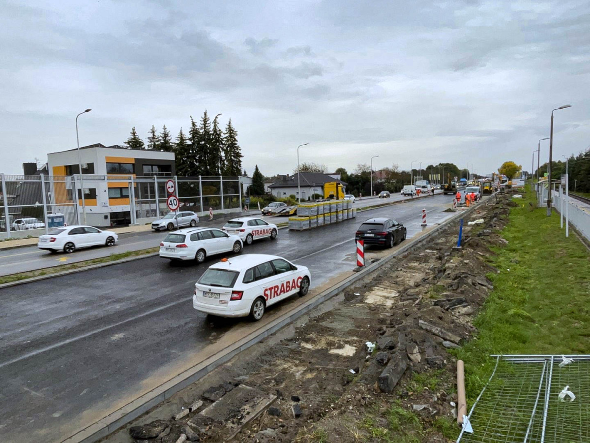 Rozbudowa ul. Warszawskiej [październik 2023]